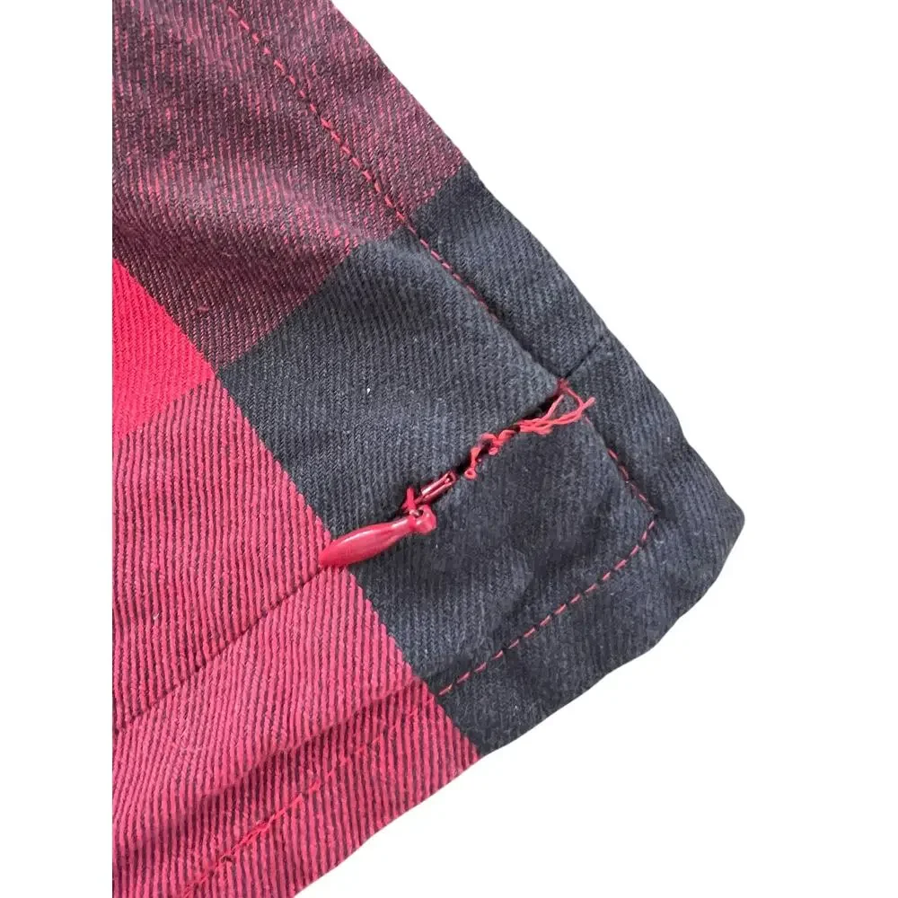 Pottery Barn Holiday Buffalo Plaid Check Pillow Covers Red Black